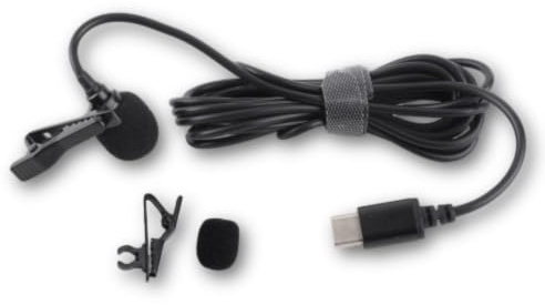 Sharainn Microfono Lavalier, Microfono da Bavero Cablato USB Tipo C, da Bavero Esterno per Interviste, Registrazione su Smartphone, Video, Giochi di Classe Online, Streaming