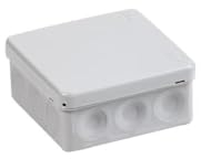ABB EcoSolutions AP9/G Grey Colour Waterproof Junction Box IP65 • 86x86x39mm • Waterproof Electric Cable Connector Unit • Recycled Plastic • Shockproof Sealed Enclosure