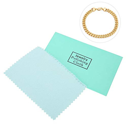 Lot de 10 chiffons de nettoyage pour bijoux en or, platine et argent sterling