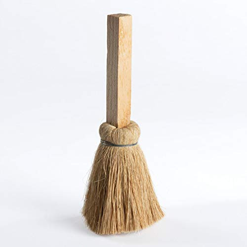 Pincel de Esparto para encalar, Limpieza, construcción