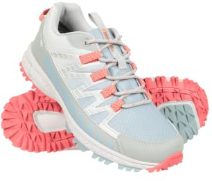 Mountain Warehouse Lakeside Trail Waterproof Womens Shoes Light Grey 6