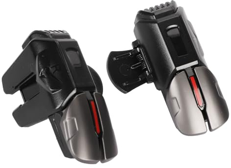 PUBG Mobile Controller 6-Finger-Bedienungsauslöser, Gamepad-Zubehör mit Physischen Metalltasten, Schnelle Kontinuierliche Tippfunktion für