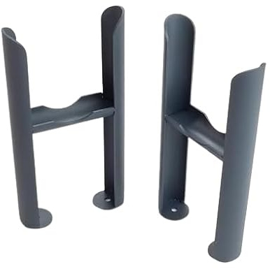 Greened House Pieds autoportants pour radiateur 2 colonnes Anthracite | Pour chauffage central et radiateurs électriques, support de radiateur, paire, pose au sol