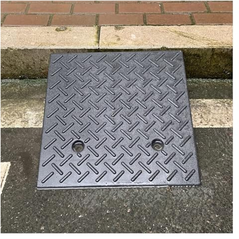 Bordsteinrampen For Einfahrten, 5,1 Cm, 10,2 Cm, 12,7 Cm, 15,2 Cm, 20,3 Cm, 25,4 Cm, Rutschfeste Gummi-Türschwelle, Auto-Stufenrampen For Niedrige Autos, Garage, Gehweg, Rollstühle, Motorräder, Roller