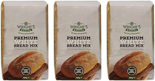 Wright's Baking Premium White Bread Mix 500g (Pack of 3) - Alpine Heights