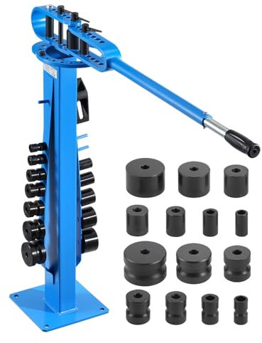 VEVOR Rohrbieger, Rohrbiegegerät mit max. 50,8 mm Außendurchmesser & 14 Biegematrizen, 200° Rohrbiegewerkzeug für Kupfer-, Aluminium- & Eisenrohre, HVAC-, Klimaanlagen-, Kühlschrank- & Autoreparatur