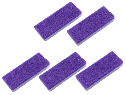FRCOLOR 5 Stück Pediküre mit Doppelseitigem Bimsstein aus Pu Blau zur Hornhautentfernung und Hautgesundheit für Langes Gehen und Stehen