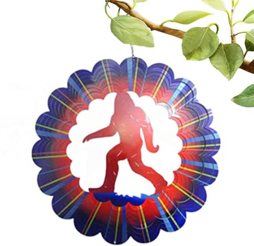 Molinillo de viento de jardín - Decoración única para el patio, adorno para césped al aire libre | Escultura en metal, molinillo de viento colorido para jardín, atrapavento resistente a la intemperie