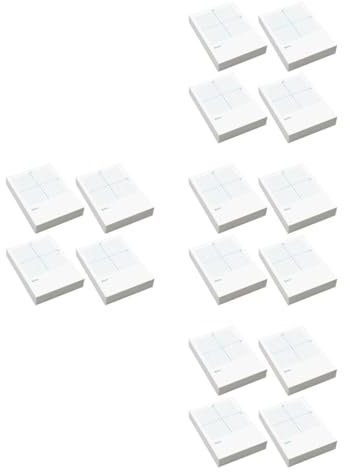 Tofficu 4 Stück 4 Notizbuch Zeichenpapier Für Mathematik -millimeterpapier Mathe-zeichenpapiere Gitterpapierblock Oxford-karteikarten Trocken Abwischbares Zubehör Zeichenbrett Weiß