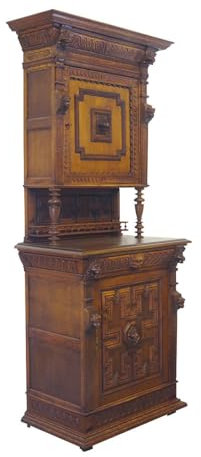 Generisch Buffetschrank Buffet Gründerzeit Eiche massiv B: 89 cm -11617-