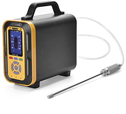 Analizador de Gases, Testeur de fuite de gaz naturel combustible méthane portable, détecteur de renifleur de fuite de gaz avec alarmes sonores et visuelles (0-100% LIE - Noir) Détection Rapide, Sécur