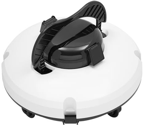 Pulitore per piscina senza fili, robot aspirapolvere automatico ricaricabile per piscine, durata 240 minuti, batteria 5200 mAh, wireless, ideale per aree di pulizia fino a 100 m²