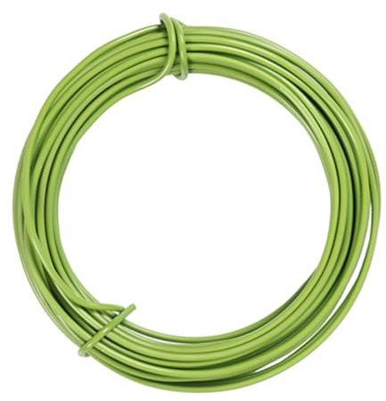 Toyvian 10m Enrejado De Alambre De Hierro Flexible De Longitud De Grosor para Jardín Soporte para Flores y Plantas Alambre para Trepa De Jardín