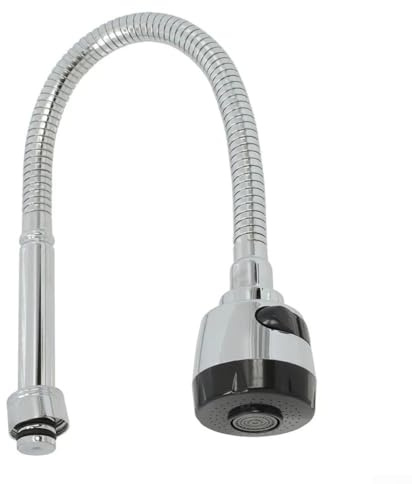 Grifo flexible para fregadero de cocina, grifo de cocina con tubo flexible y funcionalidad de boquilla doble para un mejor rendimiento de limpieza