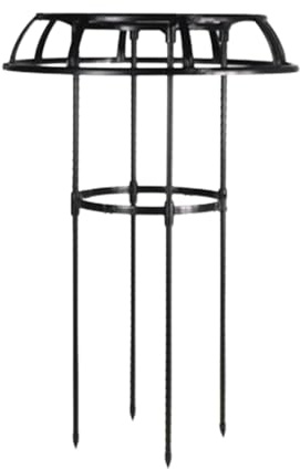 Rose enrejado para el área al aire libre, enrejado de flores para plantas trepadoras, enrejado de frambuesa, arbusto de rosa en forma de paraguas Trellis | Alto apoyo vegetal, zarcillo estable de form