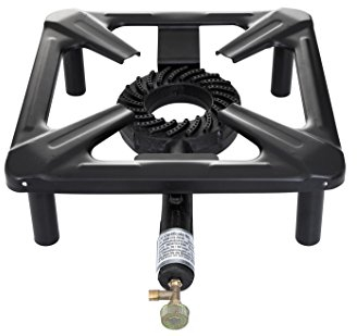 PaellaWorld 4040 Hockerkocher, groß, 40 x 40 x 17 cm ohne Zündsicherung