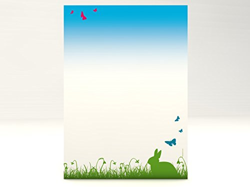 Motivpapier Frohe Ostern, 100 Blatt DIN A4, 90g/qm