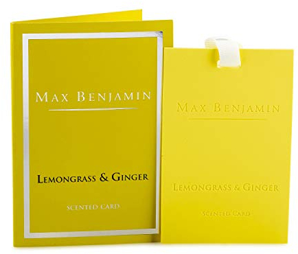 Max Benjamin Lemongrass & Ginger - Tarjeta aromática