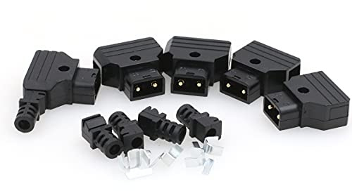 DRRI 5 x D-Tap-Stecker für DSLR-Rig-Stromkabel, V-Mount Anton-Batterie.