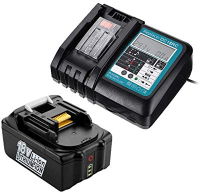 Ladegerät & Akku 18V 5,0Ah BL1830 BL1840 BL1850, für Radio DMR100 DMR101 DMR102 DMR103B DMR104 DMR105 DMR106 DMR107 DMR108 DMR109 DMR110, DHP482 DUC353Z DCL182Z DLM431 DCF300Z