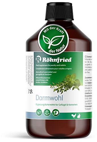 Röhnfried Darmwohl 500ml für Nager, Geflügel & Kleintiere I unterstützt Verdauung & Aufzucht I mit Oregano- & Thymianöl
