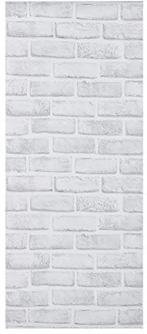 Raguso Autocollant Mural Papier Peint Motif de Brique Blanche Papier Peint Salon Chambre Restaurant adhésif