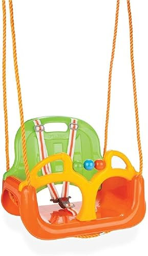 ODG Seggiolino altalena 3 in 1 con protezione RIMOVIBILE, sedile con schienale, carico massimo 100