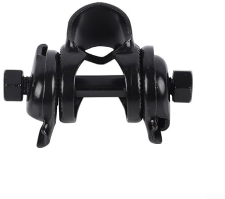 HEIBTENY Sattelklemme aus Stahl, sichere Befestigung für 22 mm und 2 mm für Sattelstützen, Schwarz