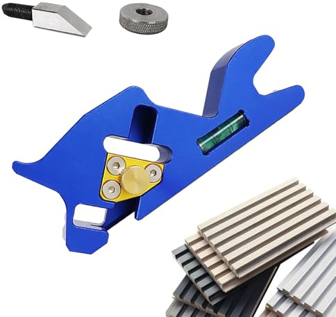 Tuxxjzm Cepillo de corte biselado de 45 °, cepillo de biselado para carpintería, herramienta manual de corte de 45°, dispositivo de cepilladora de bloque ajustable de carpintero para