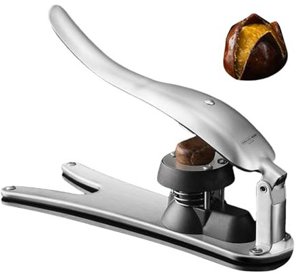 Galleta de nogal, cortador de castañas resistente | Herramientas de cocina ergonómicas, alicates de nogal, herramienta de galletas de nueces con mango antideslizante para nueces, nueces pecanas
