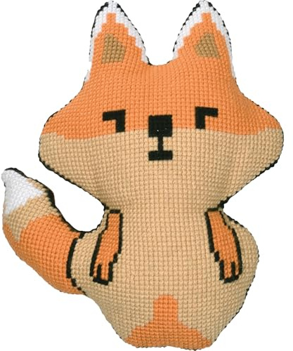 Vervaco Kit Cuscino Punto Croce Con Schienale AKITASet Ricamo Principianti Cuscini Gobelin ca. 45 x 49 cm Accessori Per Lavoretti Creativi DIY Casa Decor Hobby Adulti Cross Stitch