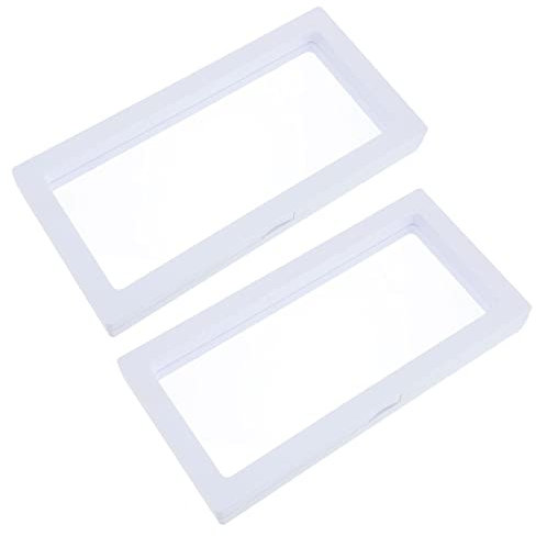 Veemoon 2stücke Schwimmende Vitrinenständer Für Schmuck Transparentes Floating Display Für Armband Halskette Ohrringe Elegantes Design Zur Sicheren Aufbewahrung Und Präsentation Von Schmuc