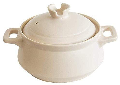 Pentola in Terracotta Pentola in Terracotta Casseruola in Ceramica Casseruola in Ceramica - Efficienza energetica, Sana e Durevole (capacità 2500 ml)
