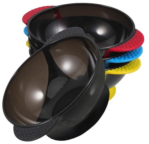 LOLIPPYY Bol à Teinture Pour Cheveux Plastique Rigide Outil De Coloration Diy Bol à Échelle Pratique Pour Soin Capillaire Réutilisable Et Lavable Couleur Aléatoire