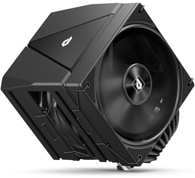 upHere UE2 Elite K8 CPU Cooler 120mm, Dual-Tower con 8 heatpipes, TDP 280W, disipador CPU AM4/AM5/AM3, ventilador CPU silencioso compatible con Intel 1851/1700/115x/1200