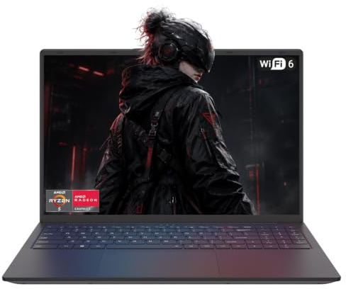 Breloom 2025 Gaming Laptop,15.6in Laptop Computer with AMD Ryzen 5 3500U Processor, 16GB DDR4, 512GB SSD, Win 11 PRO, Backlit Keyboard, HDMI Type-C (Black, 3500U, 16GB+512GB)