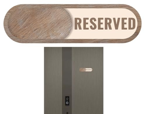 Sichtschutz-Türschild – Schiebe-Sichtschutztür-Schild „Frei besetzt“, modernes Holz-Namensschild-Design, klare, auffällige Buchstabenanzeige, einfache Montage | Verfügbar Nicht verfügbar Besetztanzeig