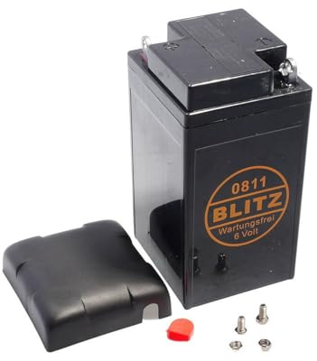 Blitz Batterie 6V 12 Ah Pass. für AWO mit Deckel BLEI-Gel wartungsfrei, geschlossen von MZA