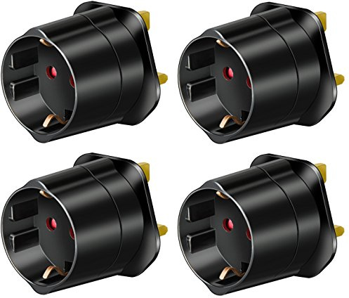 Brennenstuhl 1508533 Reise-Netzadapter/GB, 20 m, Schwarz