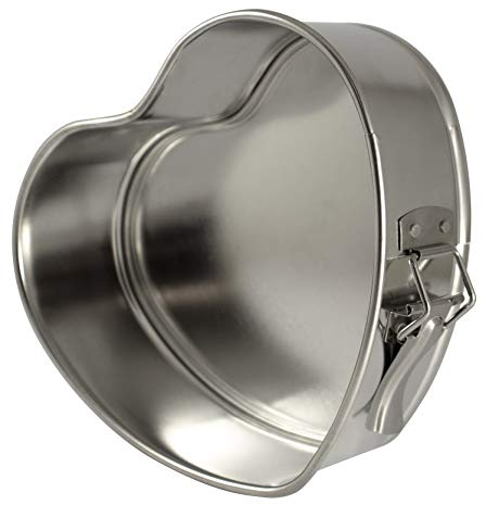 Zenker 62233 - Mini tartera con forma de corazón (21 x 18 x 7,5 cm), color plateado