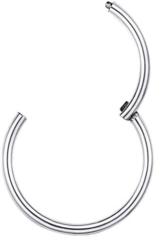 PROSTEEL Nasenpiercing Ohrpiercing 20G/18G Chirurgenstahl Universal Piercing für Nase Septum Ohr Helix Tragus Edelstahl/18k vergoldet 6/7/8/9/10mm Piercing Schmuck für Männer Frauen