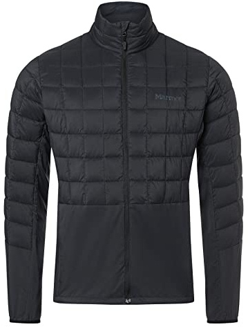 Marmot Men's Echo Featherless Hybrid, Insulated hiking jacket, water-repellent functional jacket, breathable quilted jacket, windproof outdoor jacket, Black, XXL