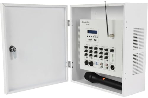 Adastra | Secure Wall Amplifier with Wireless Microphone & Media player | 240W