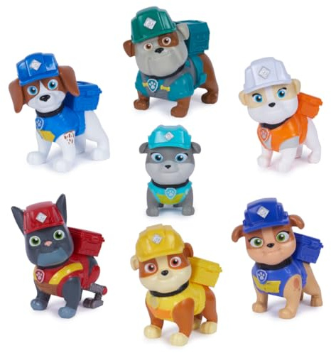 Rubble and Crew, Toy Figures Gift Pack, with 7 Collectible Action Figures, Kids’ Toys for Boys and Girls Aged 3+
