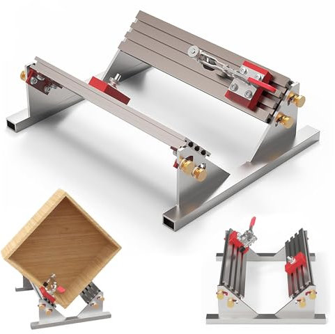 Abrazadera de ángulo de 90 grados, Sargentos de Apriete Abrazadera de ángulo Recto Aleación de Aluminio de Alta Resistencia Ajustable Abrazaderas de ángulo para Muebles Cajones Gabinetes