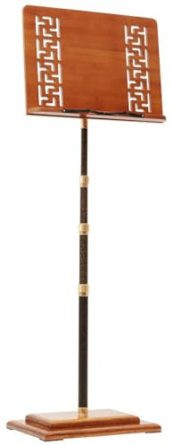 MNBVH Notenständer Retro Holz Großer Notenständer Guzheng Guqin Violine Kürbis Seide Holz Klassischer Notenständer Instrument Für Instrumentalaufführung Notenständer