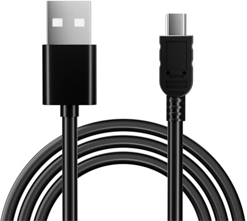 pluX Extra Long Mini USB Cable Charge Cord With For Garmin Dash Cam Car Dashcam GPS Navigator DVR Camera GoPro (3 Meters)