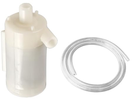 FONGKNOX Micro Submersible Mini Water Pump 3V 5V White Micro Submersible Motor Pump with Clear Vinyl Tubing Flexible PVC Tubing for Fish Tank Fountain Aquarium Garden