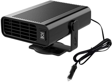 Autoheizung, 12V/24V Tragbare Auto-Heizung, Windschutzscheiben-Abtauer, 120W Fahrzeugheizungslüfter, schnelles Aufheizen/Kühlen, 360 Grad drehbar, Auto-Heizungsdemoster für Limousinen, Wohnmobile,
