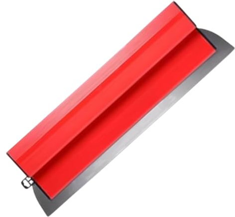 Drywall Skimming Blade, Semi Flexible Speed Skim Wall Plastering Tools, Stainless Steel Skimming Blade with Z Shaped Handle, Plastering Tools for Smoothing and Finishing Concrete Coatings(Color:Red)